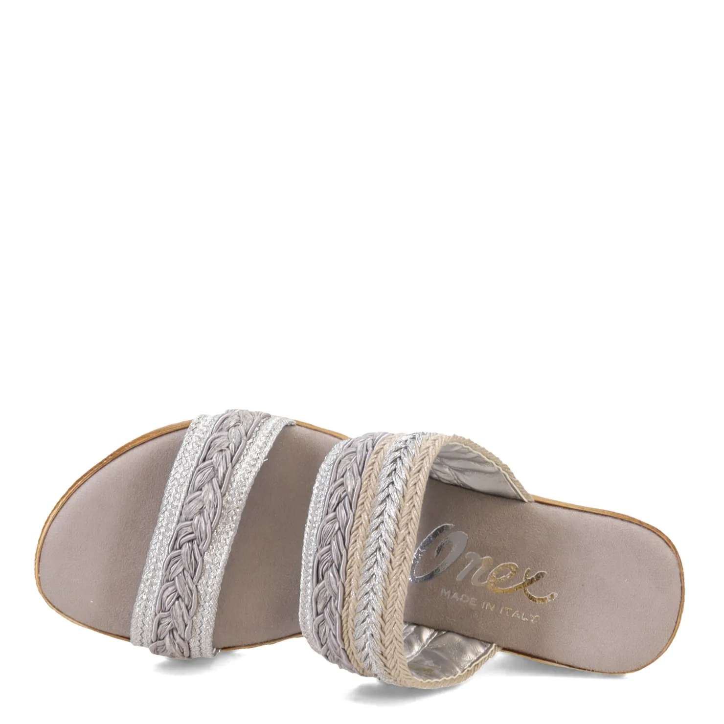 Wedges*Onex Women's , Tabitha Sandal Silver Mix