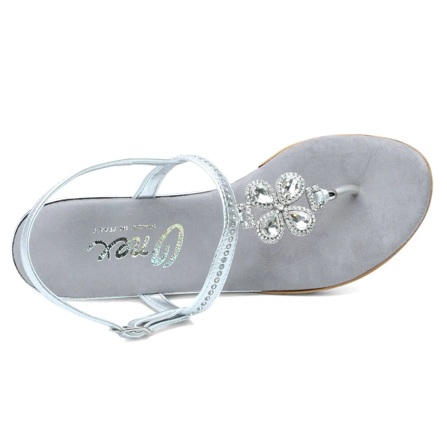 Wedges*Onex Women's , Taylor Sandal Silver