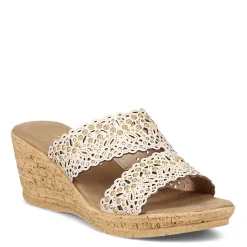 Wedges*Onex Women's , Theresa Sandal Bone