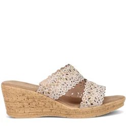 Wedges*Onex Women's , Theresa Sandal Bone