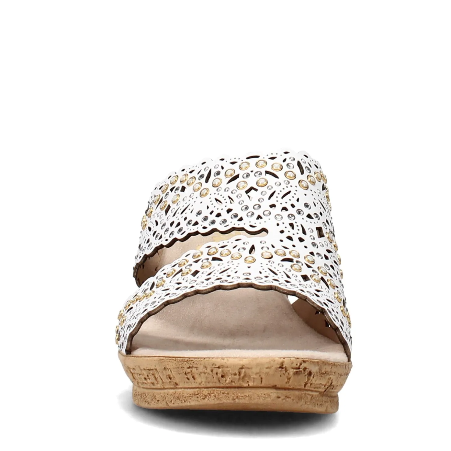 Wedges*Onex Women's , Theresa Sandal White