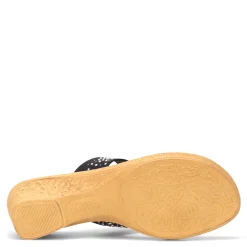 Wedges*Onex Women's , Valorie Sandal Black