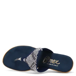 Wedges*Onex Women's , Valorie Sandal Navy