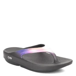 Flip Flops*OOFOS Women's , OOlala Luxe Sandal Black