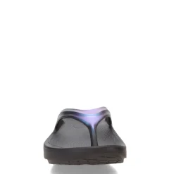Flip Flops*OOFOS Women's , OOlala Luxe Sandal Midnight Spectre