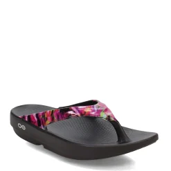 Flip Flops*OOFOS Women's , OOlala Sandal Neon Rose