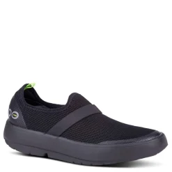 Walking*OOFOS Women's , OOmg Slip-On Recovery Shoe Black
