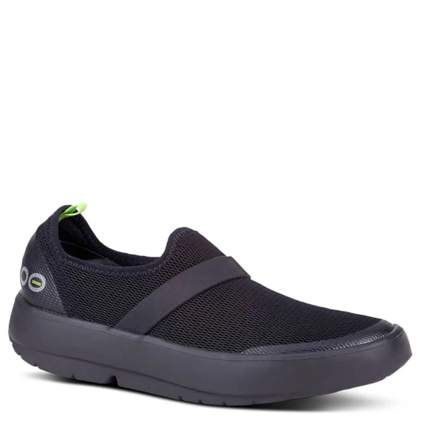 Walking*OOFOS Women's , OOmg Slip-On Recovery Shoe Black