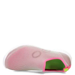 Fashion & Street*OOFOS Women's , OOmg Sport Sneaker White / Fuchsia