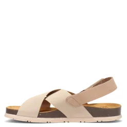 Footbed Sandals*Plakton Women's , Goal Sandal Taupe