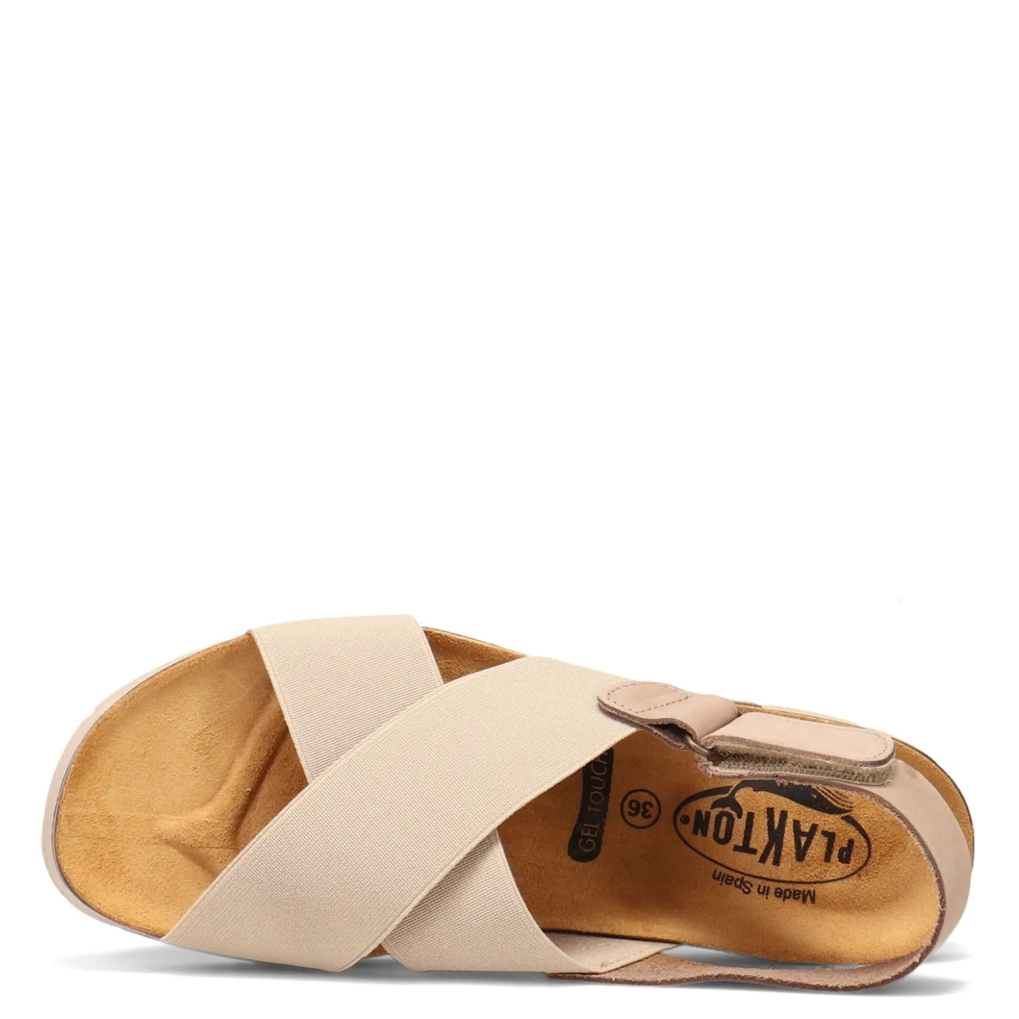 Footbed Sandals*Plakton Women's , Goal Sandal Taupe