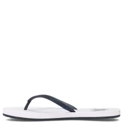 Flip Flops*Reef Women's , Cushion Bounce Stargazer Sandal Mlb White Yankees