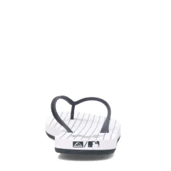 Flip Flops*Reef Women's , Cushion Bounce Stargazer Sandal Mlb White Yankees
