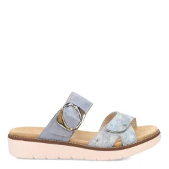 Wedges*Rieker Women's Remonte, Jocelyn 48 Sandal Heaven/Bleu