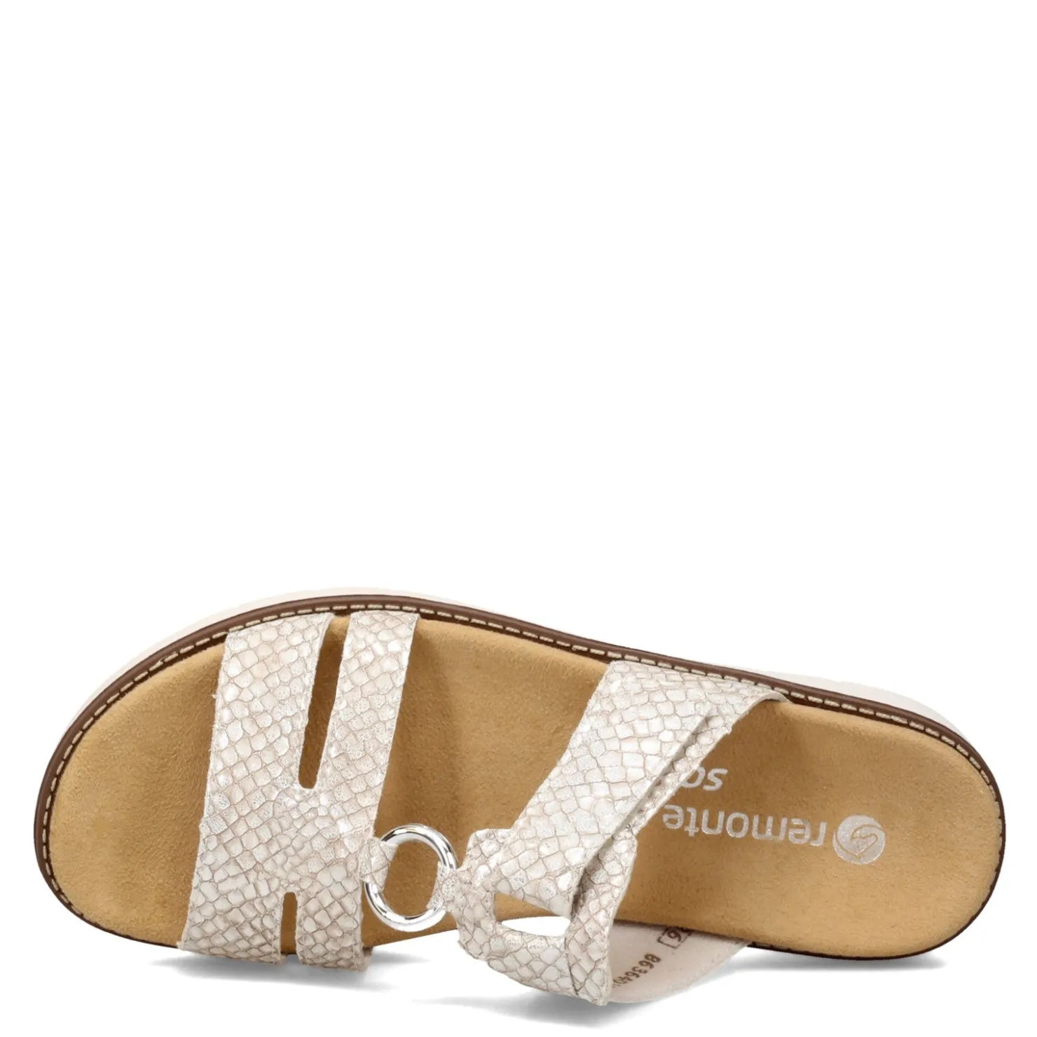 Footbed Sandals*Rieker Women's Remonte, Jocelyn 56 Sandal Off White