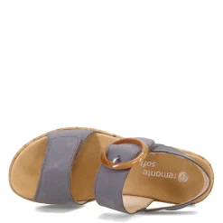 Wedges*Remonte Women's , Rock Sandal Jeans