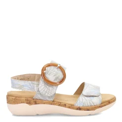 Footbed Sandals*Remonte Women's , Rock Sandal Weiss