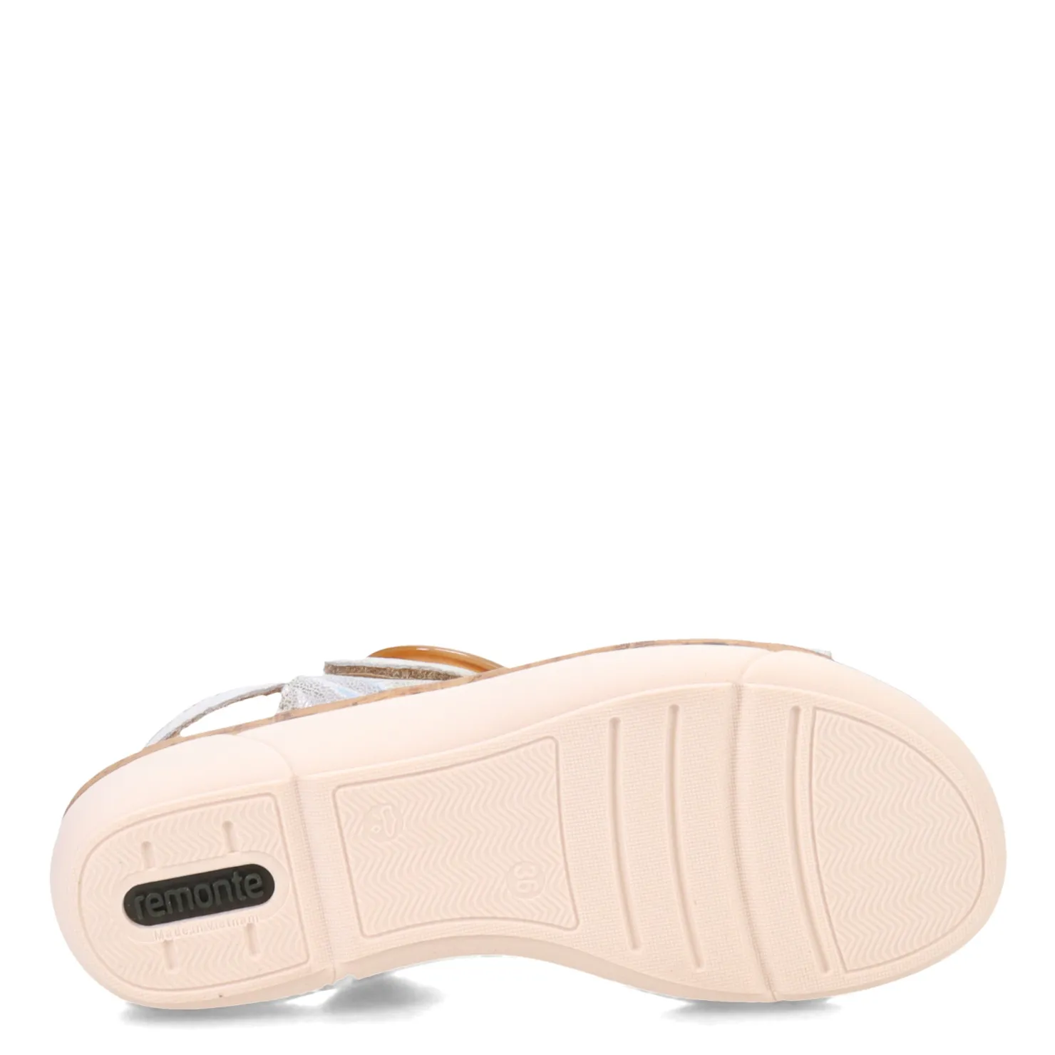 Wedges*Remonte Women's , Rock Sandal Weiss