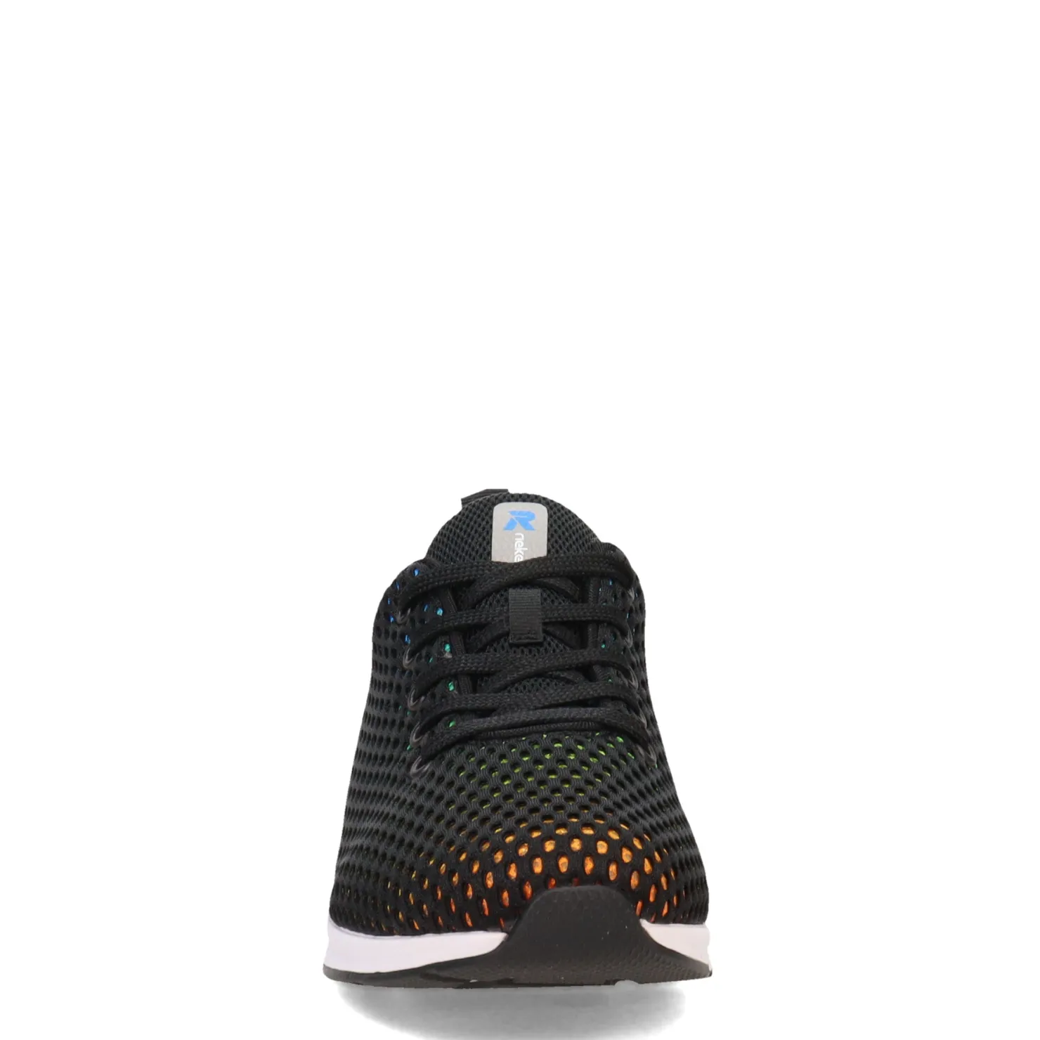 Fashion & Street*Rieker Women's , Athina Sneaker Black Rainbow Multi