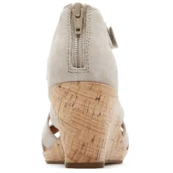 Wedges*Rockport Women's , Briah Gladiator Sandal Taupe Medium
