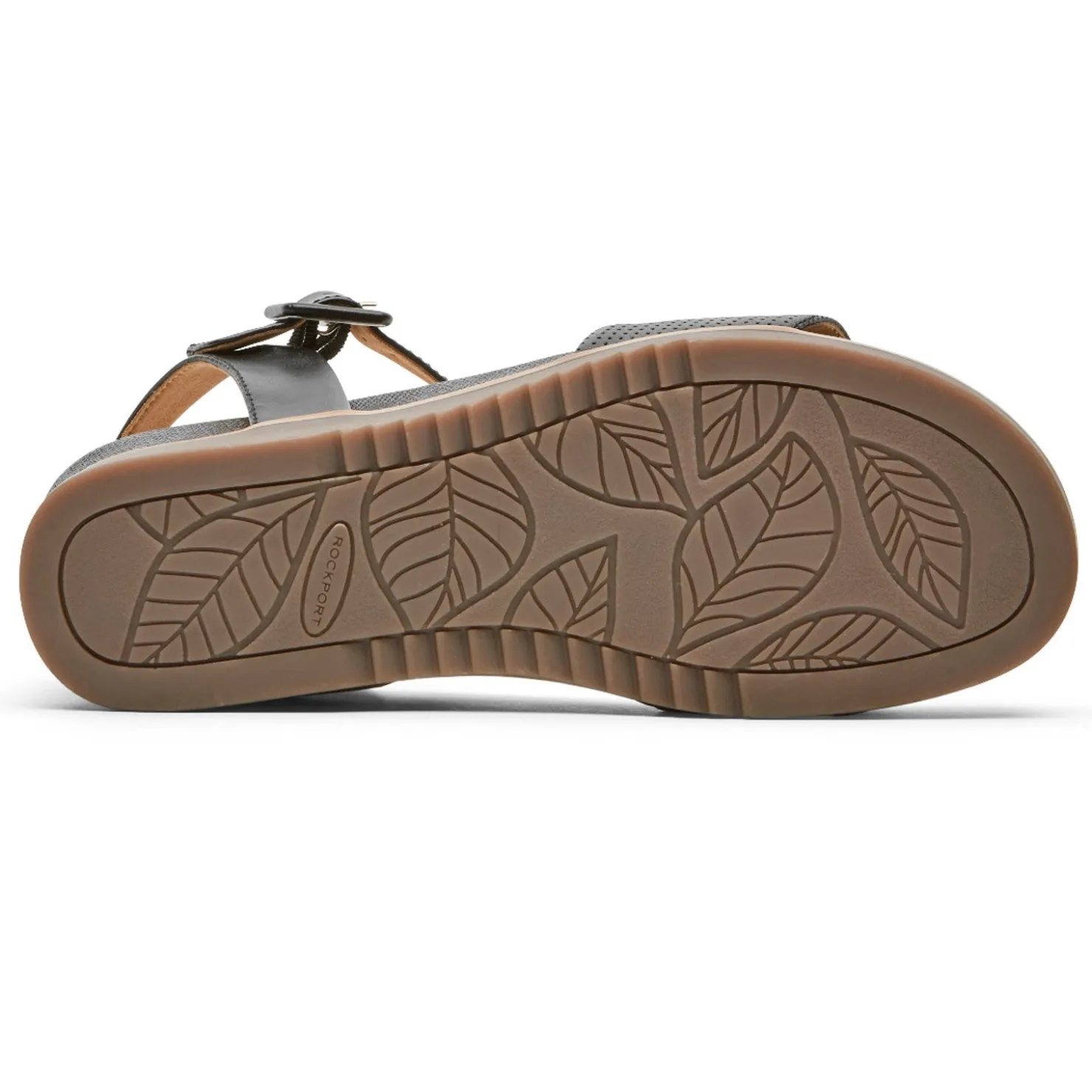 Wedges*Rockport Women's , Delanie Sandal Black