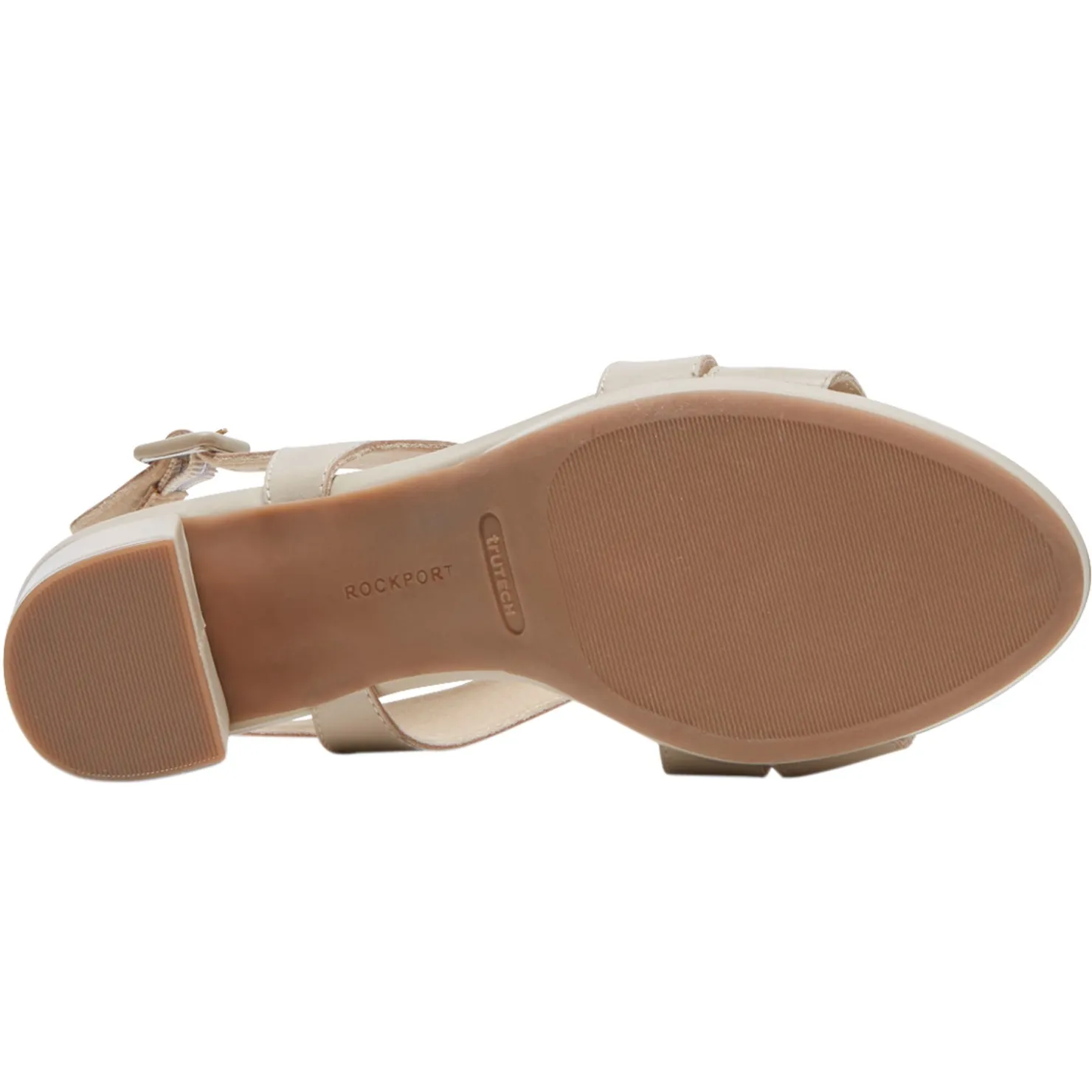 Heeled Sandals*Rockport Women's , Tabitha Sling Sandal Beige