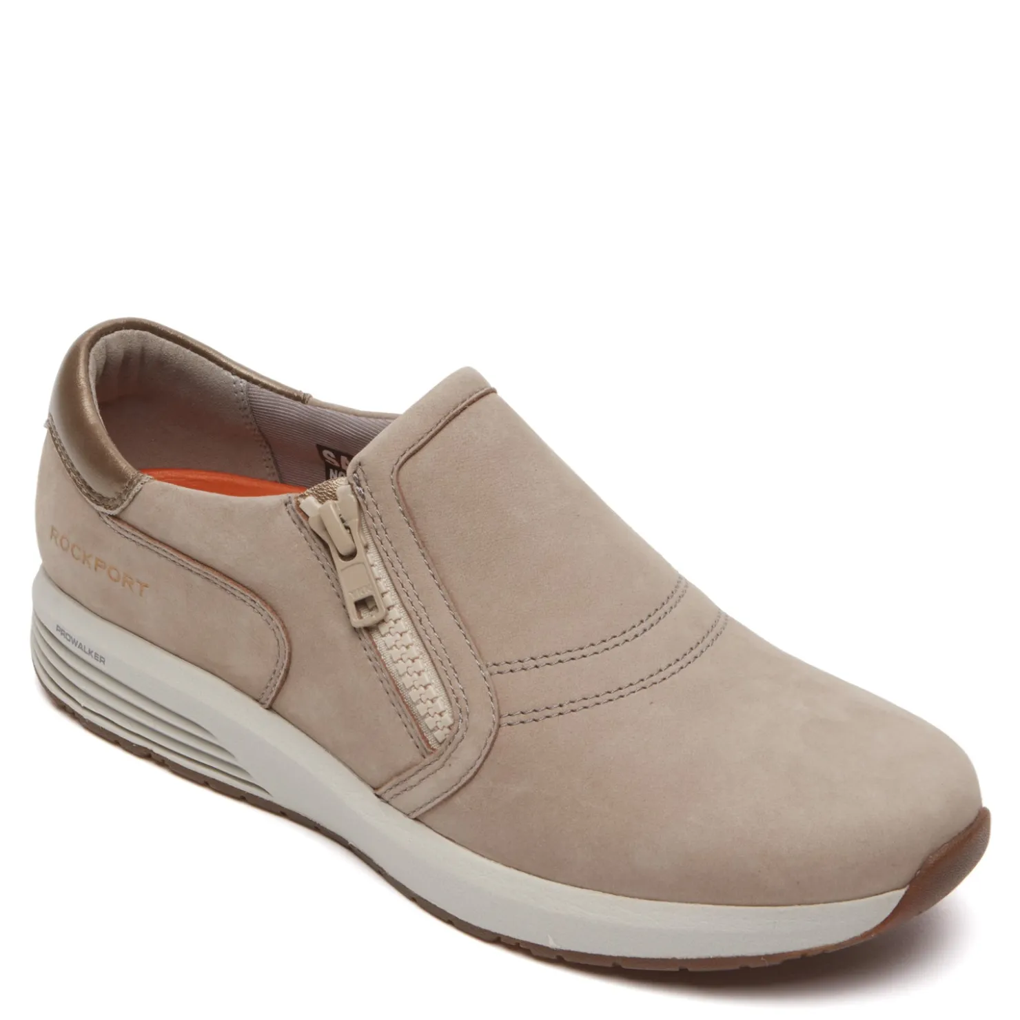 Walking*Rockport Women's , Trustride ProWalker Slip-On Walking Shoe Beige