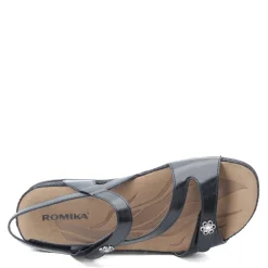 Wedges*Romika Women's , Fidschi 54 Sandal Black