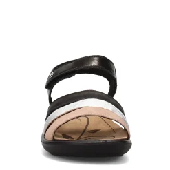 Footbed Sandals*Romika Women's , Ibiza 111 Sandal Black Multi