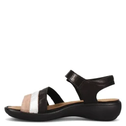 Footbed Sandals*Romika Women's , Ibiza 111 Sandal Black Multi