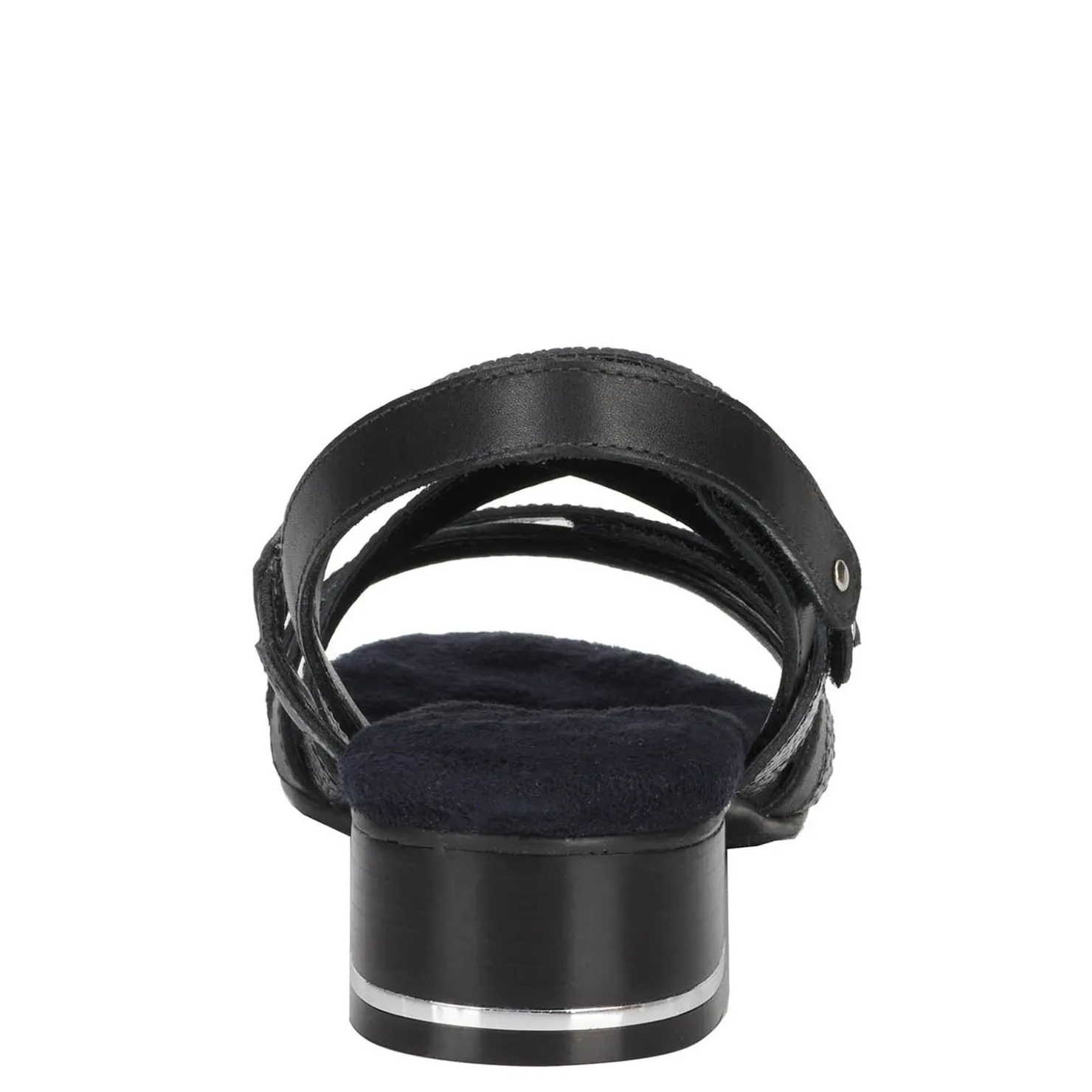 Heeled Sandals*Ros Hommerson Women's , Breeze Sandal Black Pebble Patent Leather