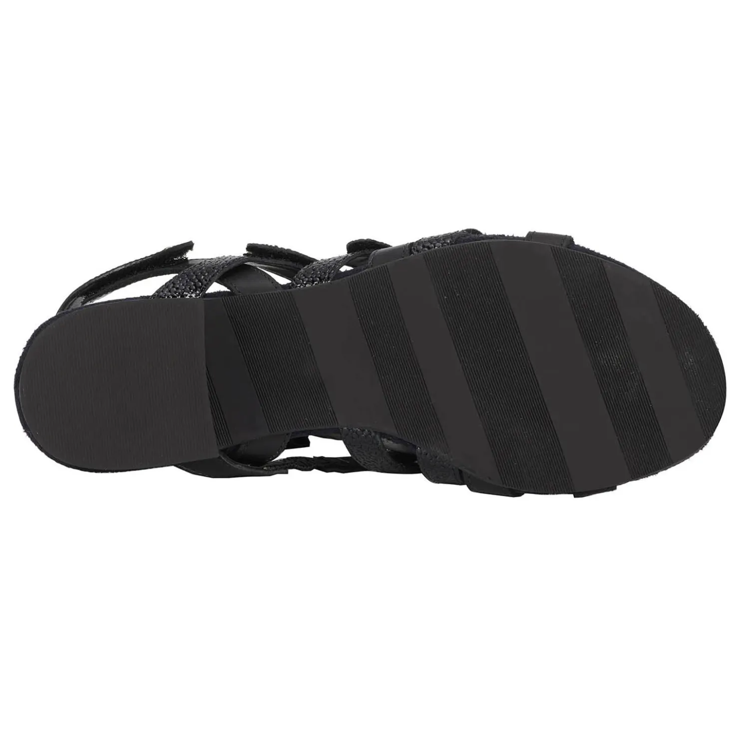 Heeled Sandals*Ros Hommerson Women's , Breeze Sandal Black Pebble Patent Leather