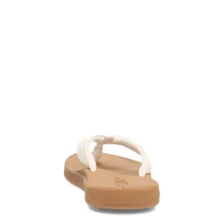 Flip Flops*Roxy Women's , Solana Sandal White