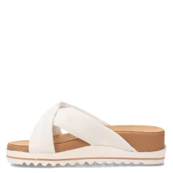 Wedges*Roxy Women's , Veria Sandal White