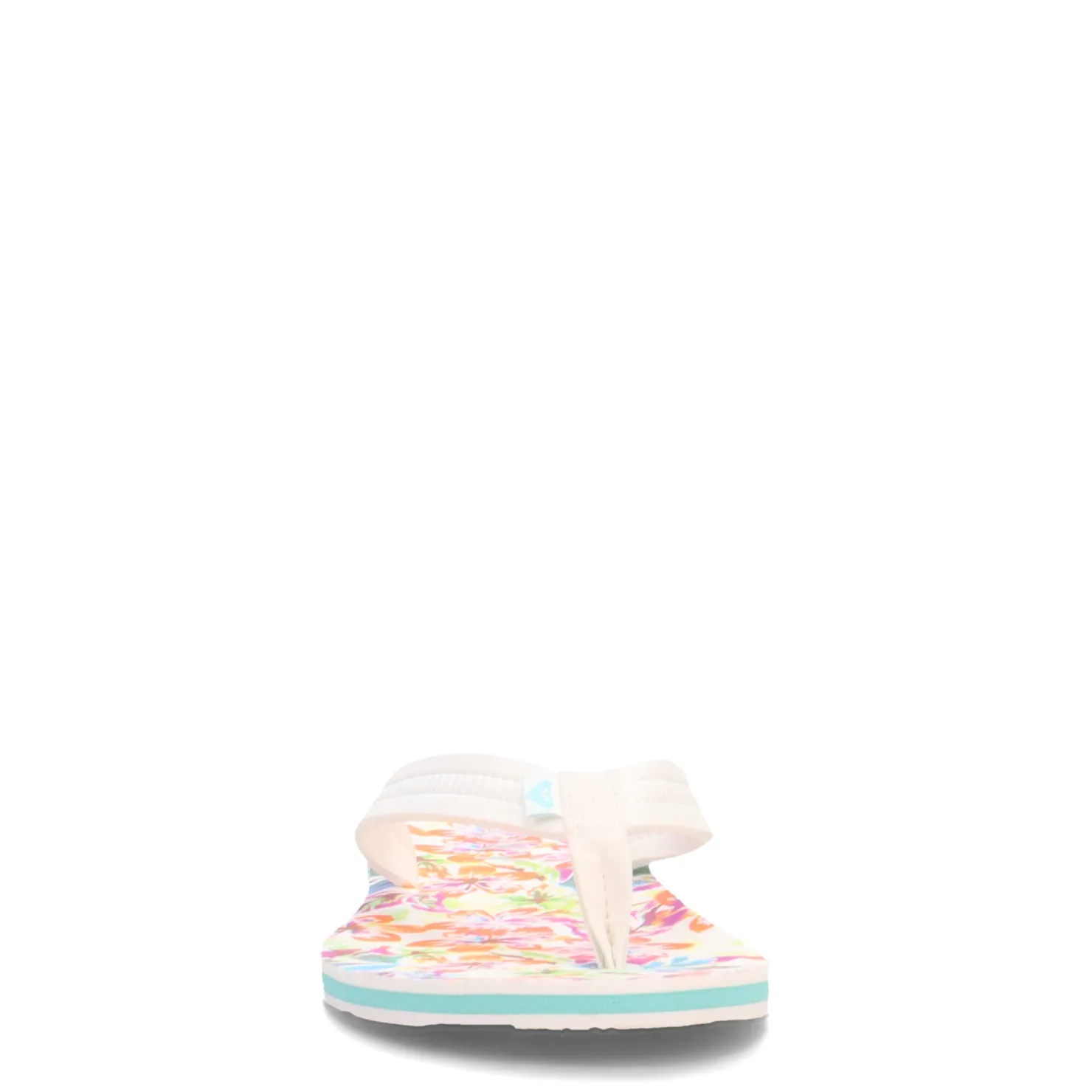 Flip Flops*Roxy Women's , Vista Loreto Flip Flop White Blue