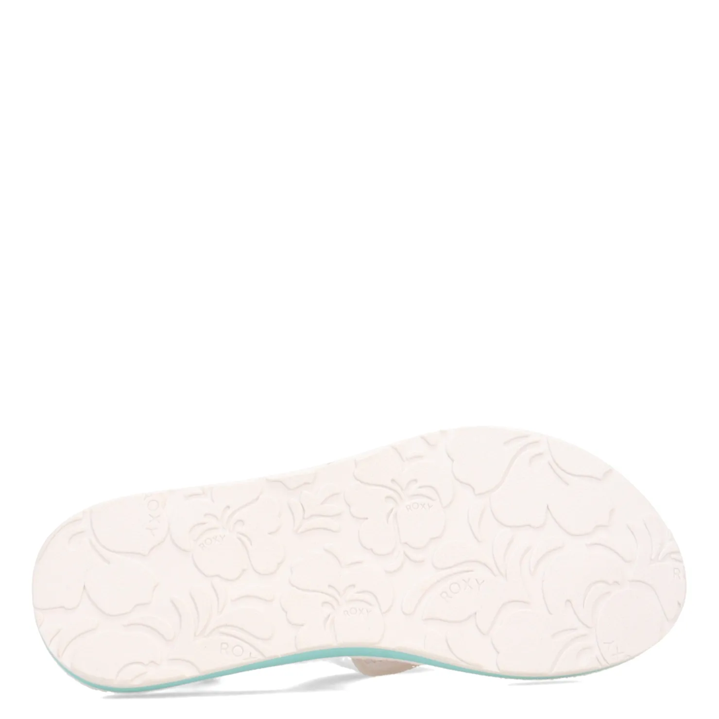 Flip Flops*Roxy Women's , Vista Loreto Flip Flop White Blue