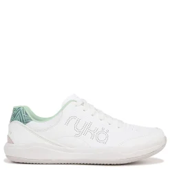 Court*Ryka Women's , Courtside Pickleball Shoe White / Palm