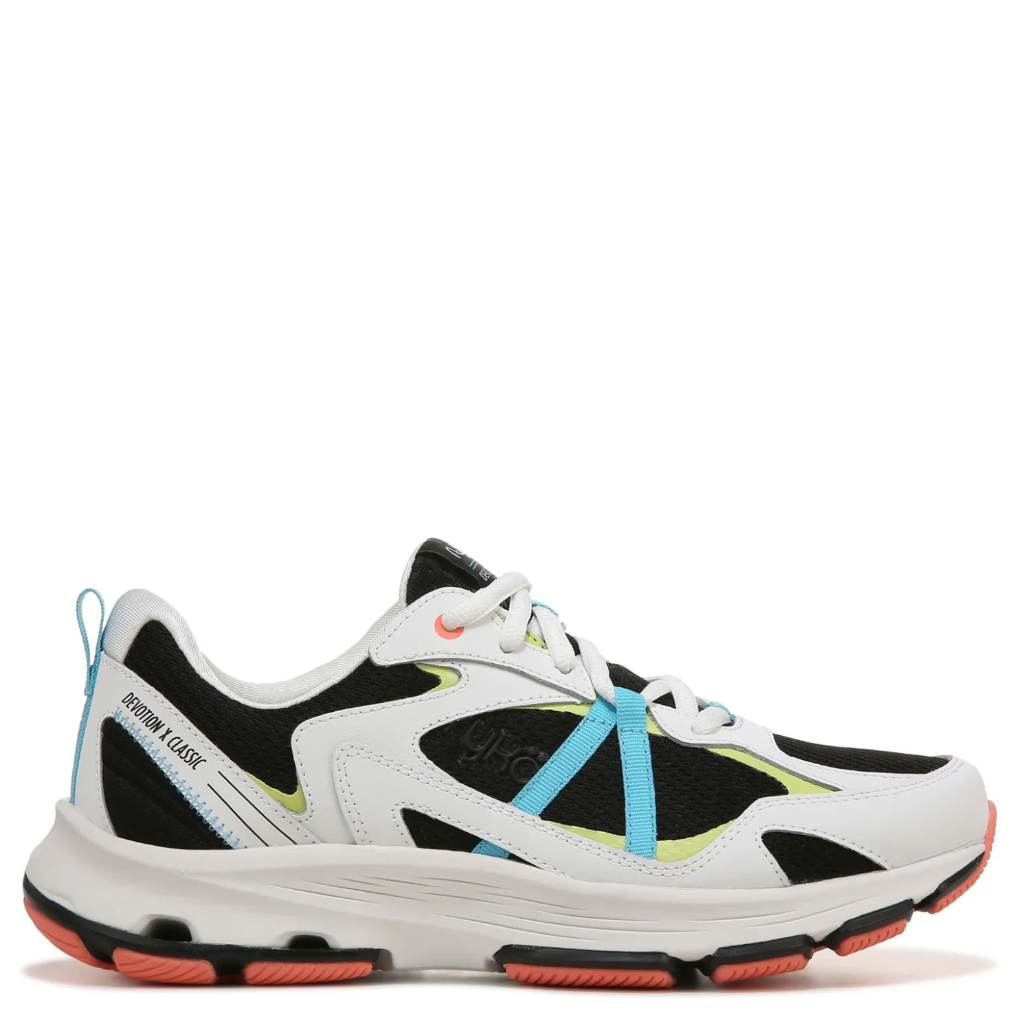 Walking*Ryka Women's , Devotion X Classic Walking Shoe White Black Blue