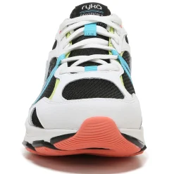 Walking*Ryka Women's , Devotion X Classic Walking Shoe White Black Blue