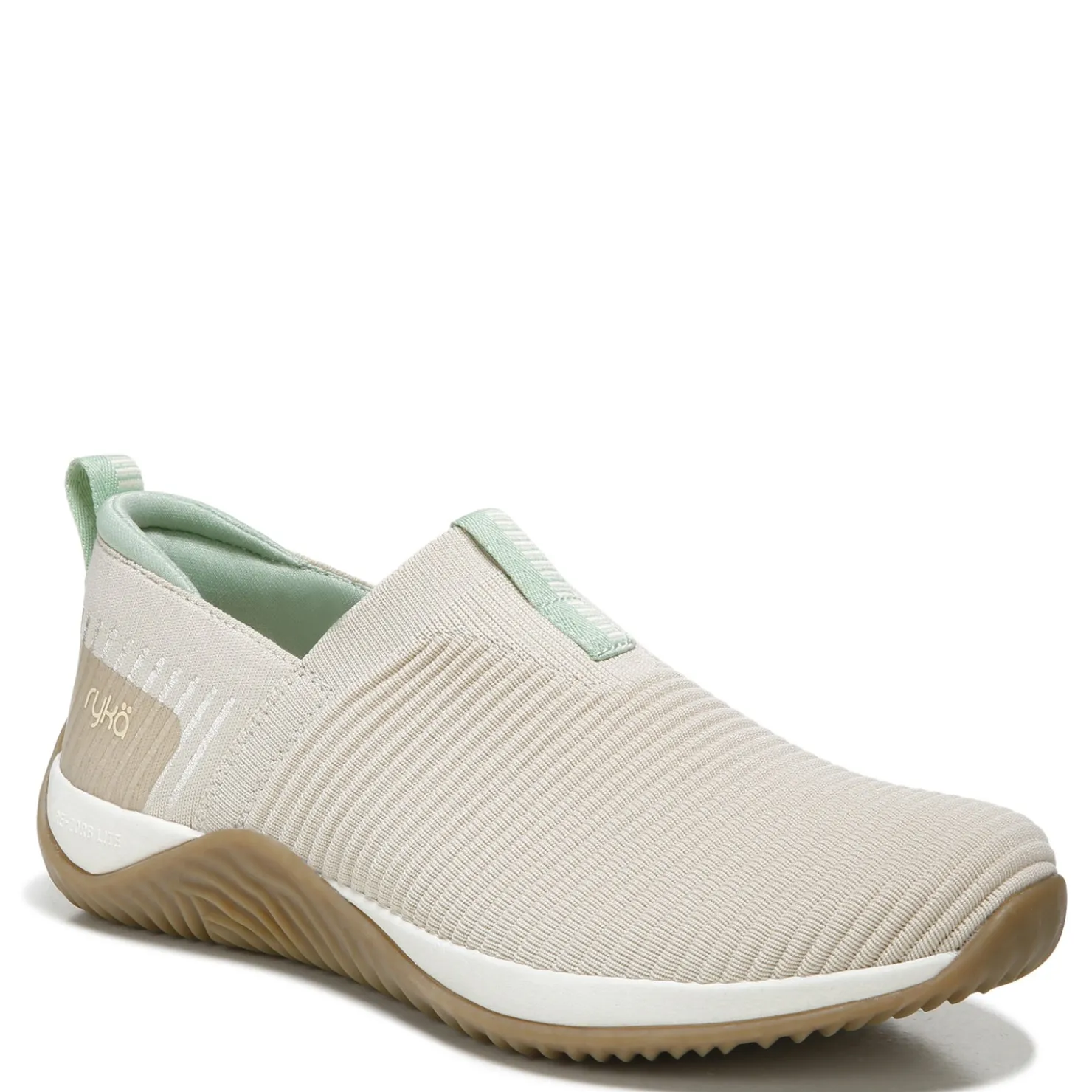 Trail & Hiking*Ryka Women's , Echo Knit Slip-On Sneaker Oatmeal Beige