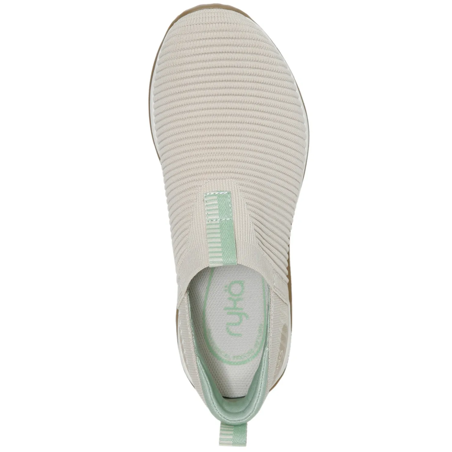 Trail & Hiking*Ryka Women's , Echo Knit Slip-On Sneaker Oatmeal Beige