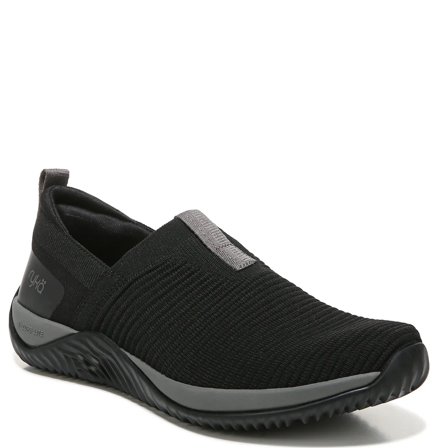 Trail & Hiking*Ryka Women's , Echo Knit Slip-On Sneaker Black Mix