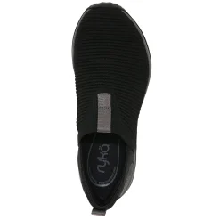 Trail & Hiking*Ryka Women's , Echo Knit Slip-On Sneaker Black Mix