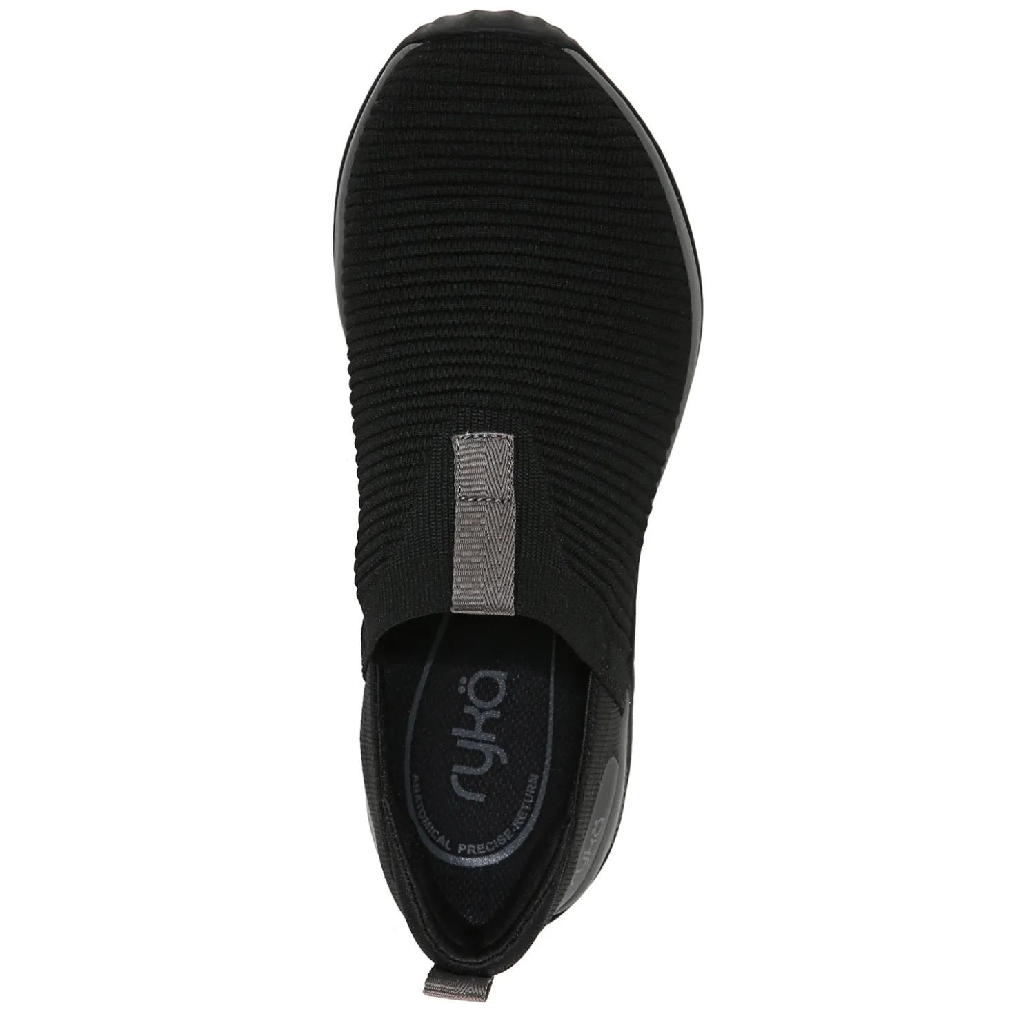 Trail & Hiking*Ryka Women's , Echo Knit Slip-On Sneaker Black Mix