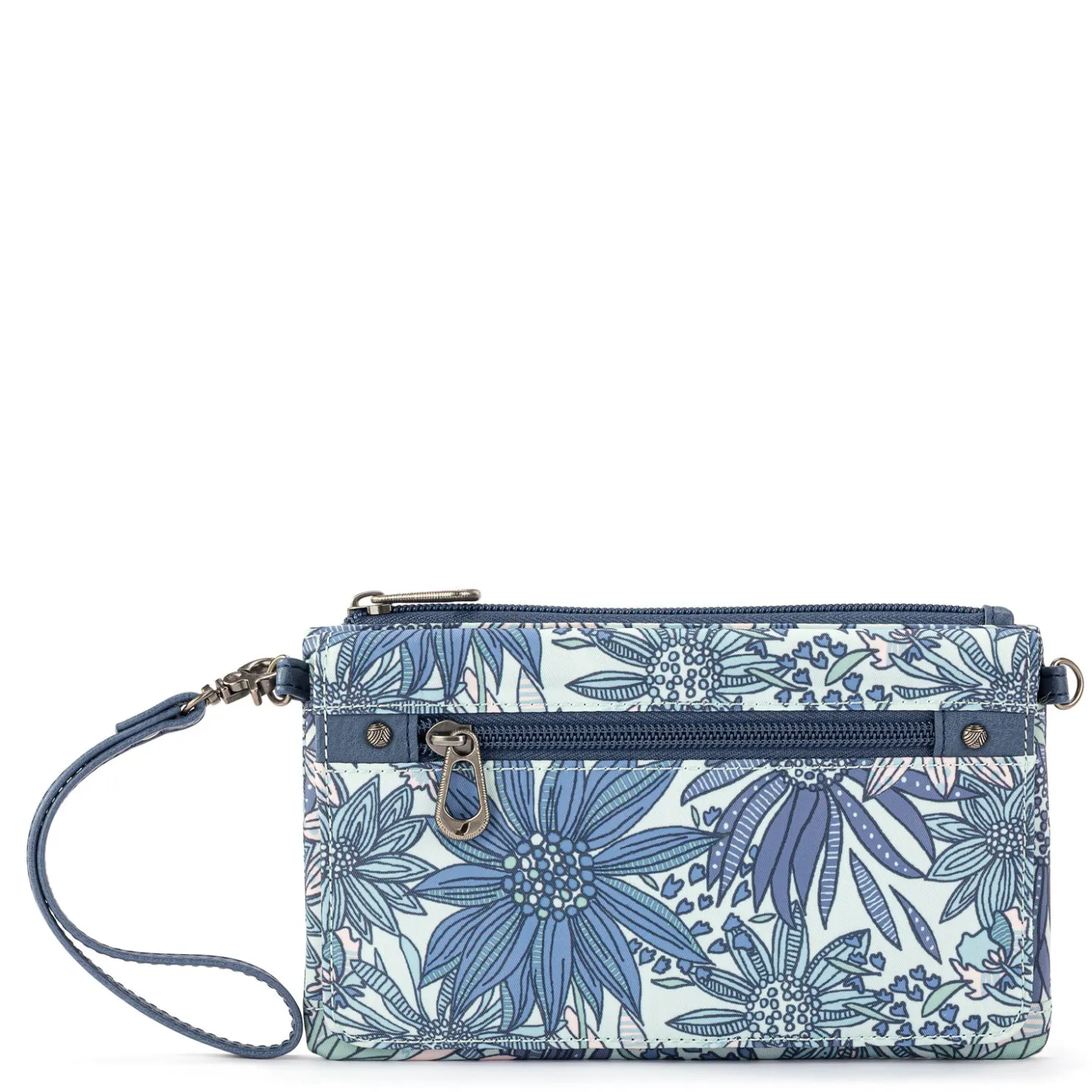 Handbags*The Sak Women's Sakroots, Corin Flap Smartphone Crossbody Denim Flower Garden