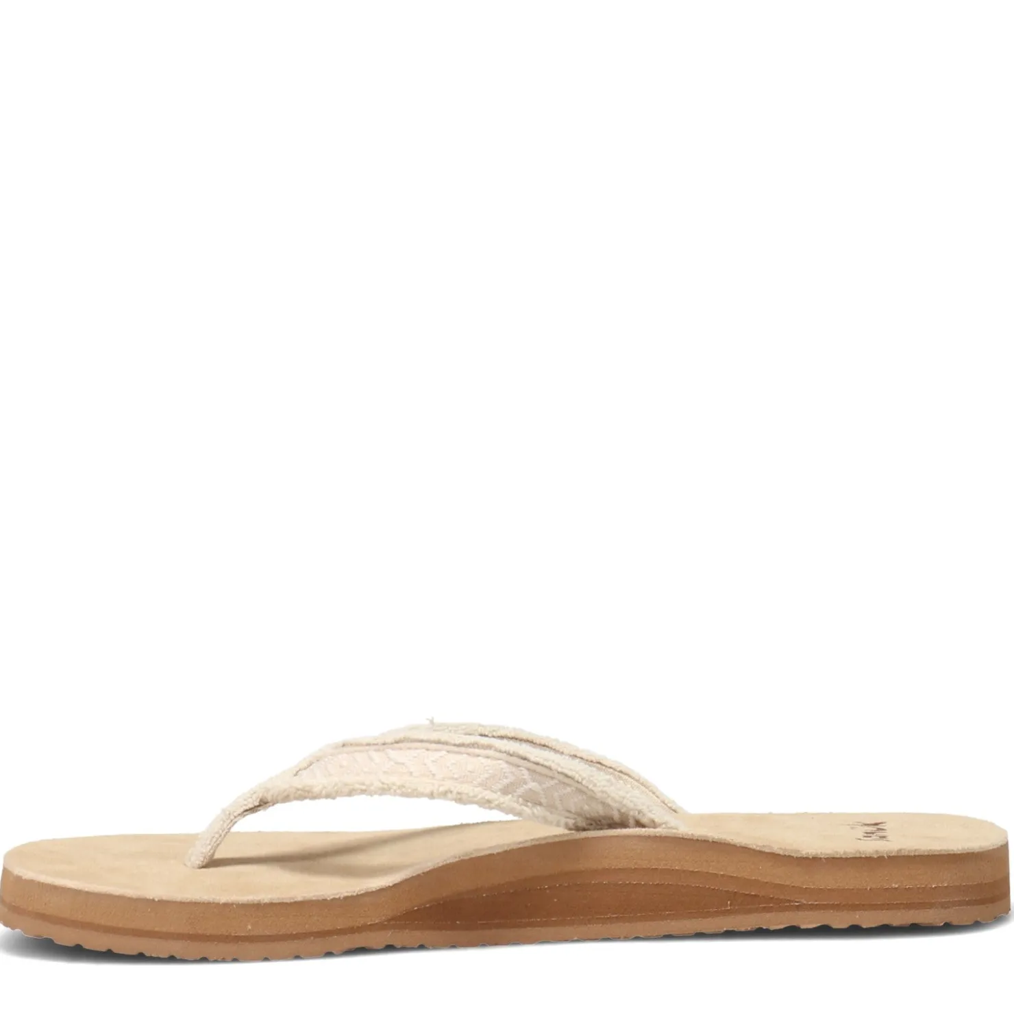 Flip Flops*Sanuk Women's , Fraidy Tribal Sandal Natural