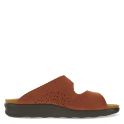 Footbed Sandals*SAS Women's , Cozy Slide Sandal Rust