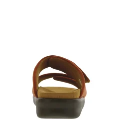 Footbed Sandals*SAS Women's , Cozy Slide Sandal Rust
