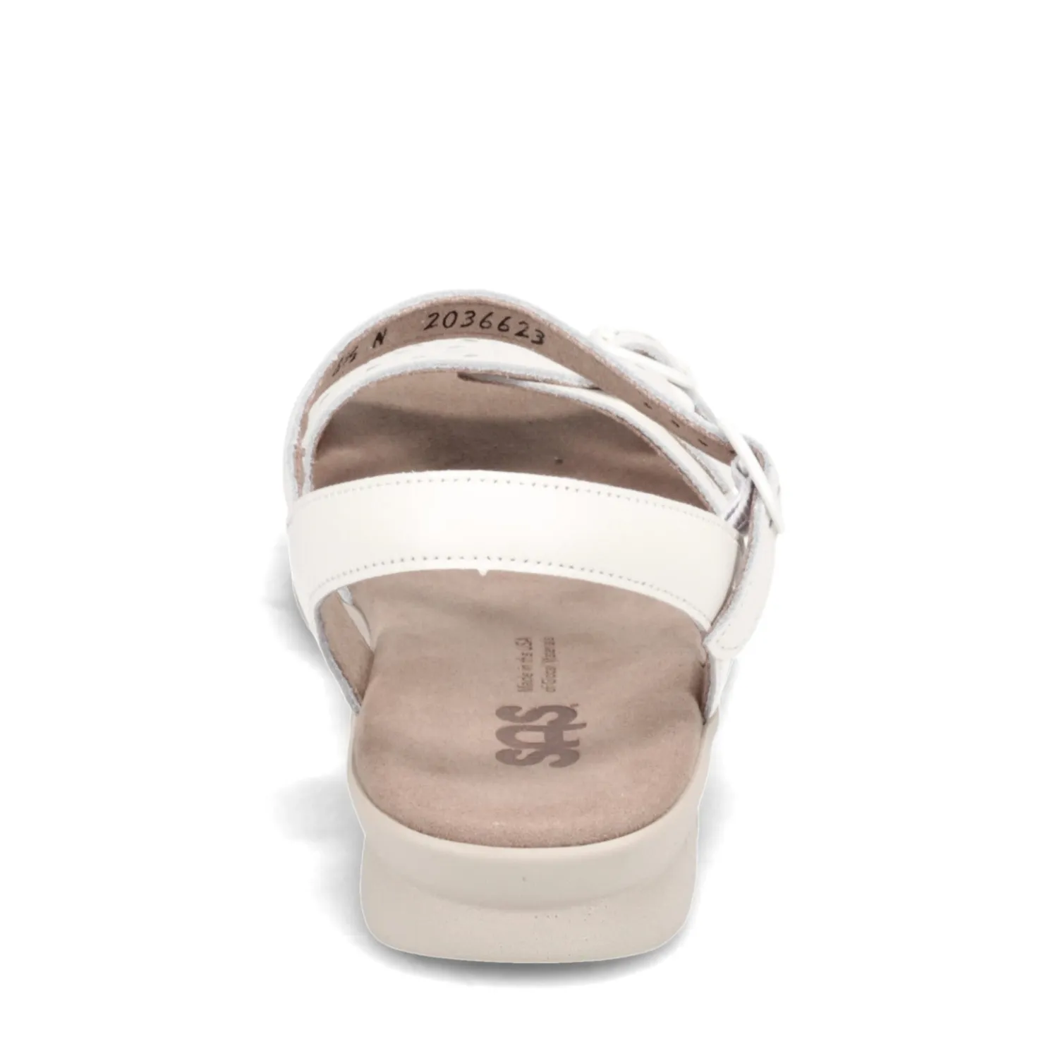 Footbed Sandals*SAS Women's , Duo Sandal Bright White