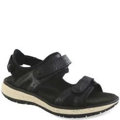 Footbed Sandals*SAS Women's , Embark Sandal Black Ash